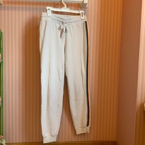 Forever 21 White Stripe Joggers